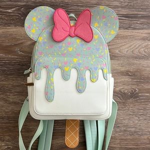 Danielle Nicole Disney Minnie Mouse Ice Cream Mint Mini Backpack